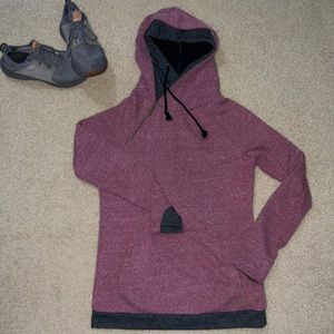 Ampersand Ave Faux Double Hoodie